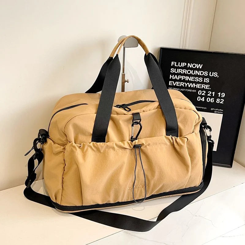Travel Duffel Bag Water-Resistant Lightweight Multiple Pockets