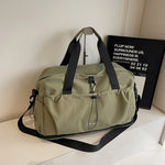 Travel Duffel Bag Water-Resistant Lightweight Multiple Pockets