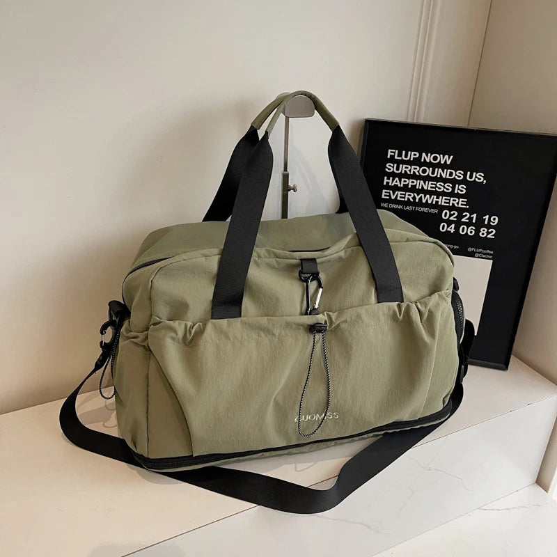 Travel Duffel Bag Water-Resistant Lightweight Multiple Pockets