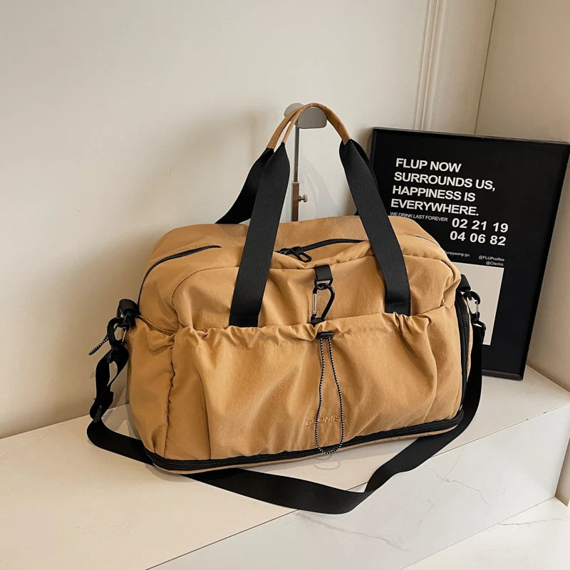 Travel Duffel Bag Water-Resistant Lightweight Multiple Pockets