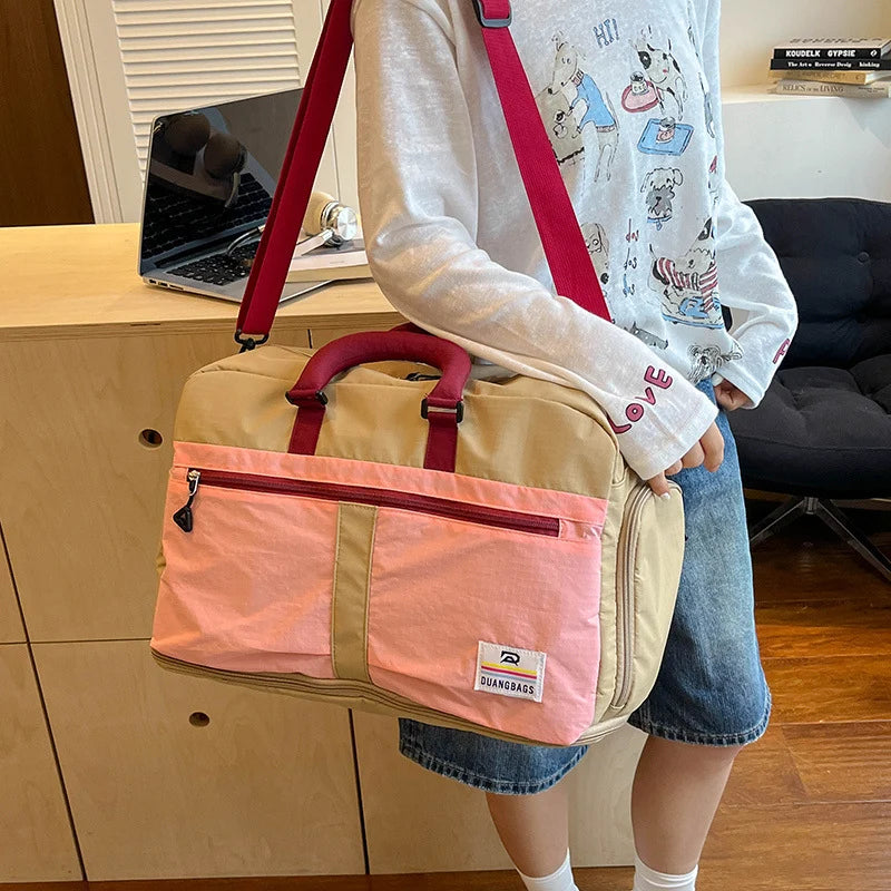 Travel Duffel Bag Water-Resistant Lightweight Organizer Pockets
