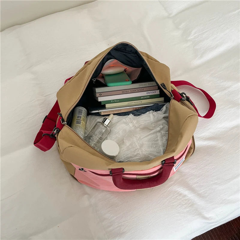 Travel Duffel Bag Water-Resistant Lightweight Organizer Pockets