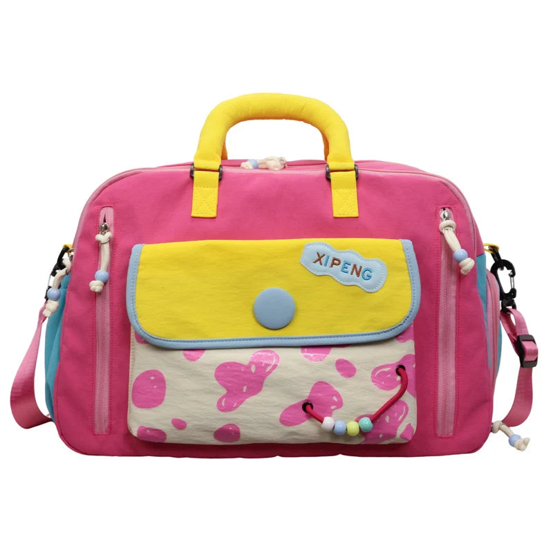 Travel Duffel Bag Water-Resistant Multi-Compartment Padded Handles