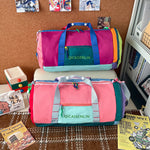 Travel Duffel Bag Water-Resistant Multi-Compartment Padded Handles & Detachable Strap