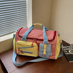 Travel Duffel Bag Water-Resistant Multi-Compartment & Shoe Pocket