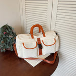 Travel Duffel Bag Water-Resistant Multi-Pocket Padded Handles