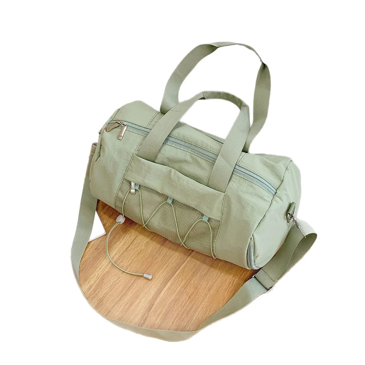 Travel Duffel Bag Water-Resistant Multi-Pocket Shoe Pocket