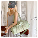 Travel Duffel Bag Water-Resistant Multi-Pocket Shoe Pocket