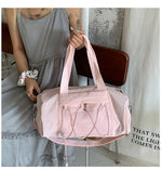 Travel Duffel Bag Water-Resistant Multi-Pocket Shoe Pocket