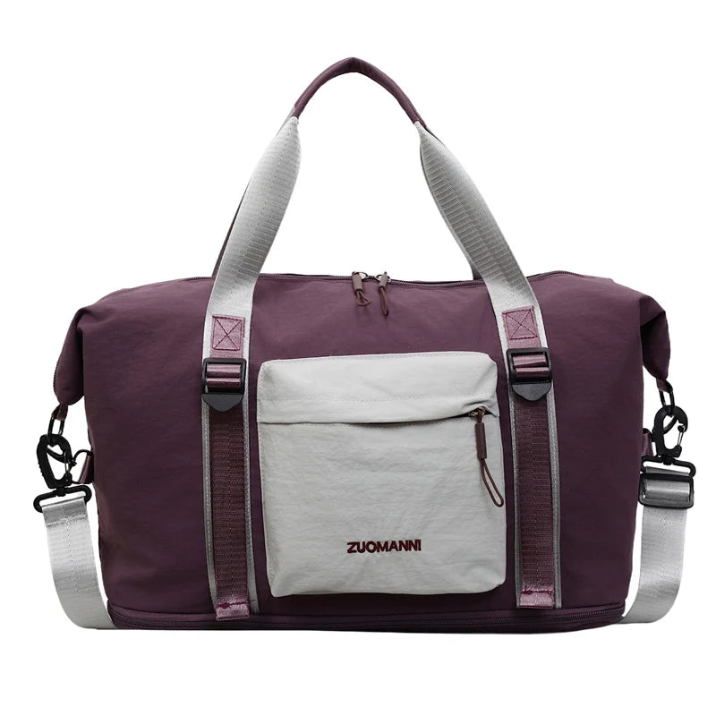 Travel Duffel Bag Water-Resistant Multiple Compartments