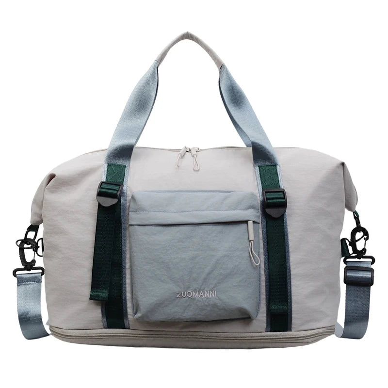 Travel Duffel Bag Water-Resistant Multiple Compartments