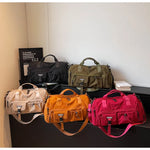Travel Duffel Bag Water-Resistant Multiple Compartments Detachable Shoulder Strap