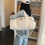 Travel Duffel Bag Water-Resistant Multiple Pockets & Adjustable Shoulder Strap
