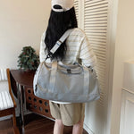 Travel Duffel Bag Water-Resistant Multiple Pockets & Adjustable Shoulder Strap