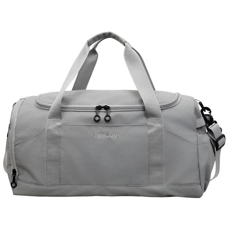 Travel Duffel Bag Water-Resistant Multiple Pockets & Adjustable Shoulder Strap