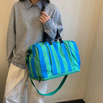 Travel Duffel Bag Water-Resistant Multiple Pockets & Adjustable Strap