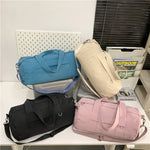 Travel Duffel Bag Water-Resistant Multiple Pockets & Adjustable Strap