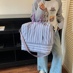 Travel Duffel Bag Water-Resistant Multiple Pockets & Adjustable Strap