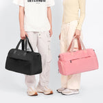 Travel Duffel Bag Water-Resistant Multiple Pockets Detachable Shoulder Strap