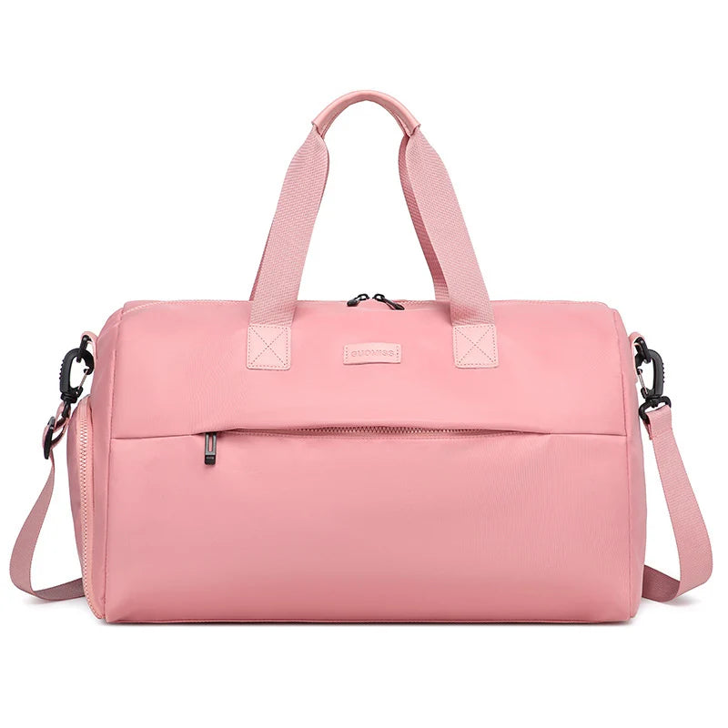 Travel Duffel Bag Water-Resistant Multiple Pockets Detachable Shoulder Strap