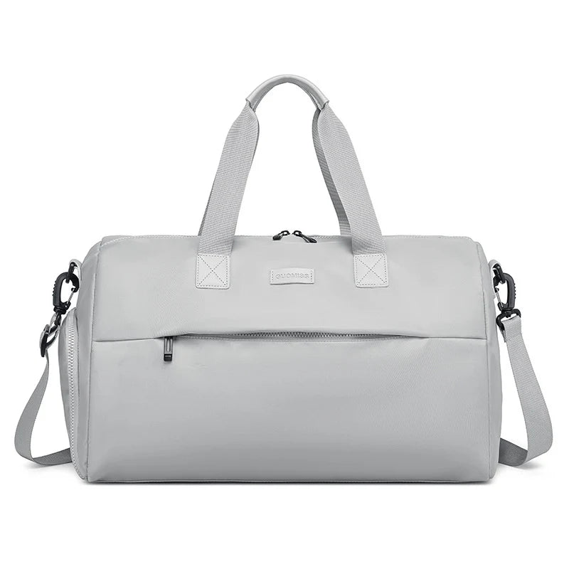 Travel Duffel Bag Water-Resistant Multiple Pockets Detachable Shoulder Strap