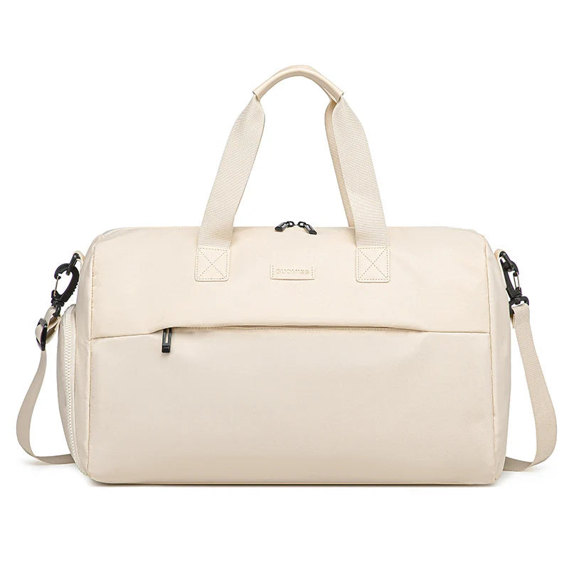 Travel Duffel Bag Water-Resistant Multiple Pockets Detachable Shoulder Strap