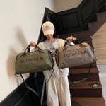 Travel Duffel Bag Water-Resistant Multiple Pockets & Detachable Strap
