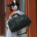 Travel Duffel Bag Water-Resistant Multiple Pockets & Detachable Strap