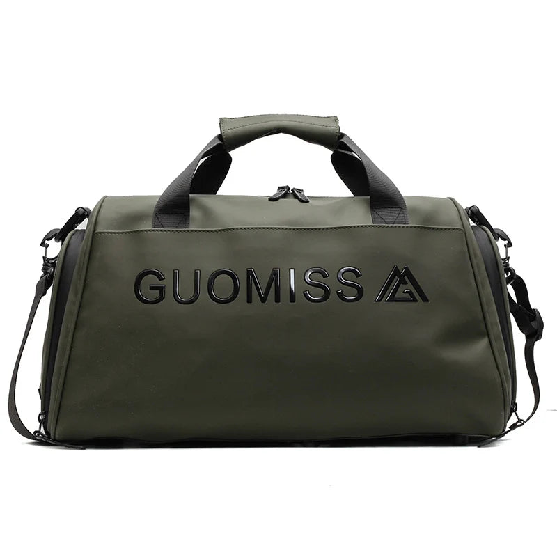 Travel Duffel Bag Water-Resistant Multiple Pockets & Detachable Strap
