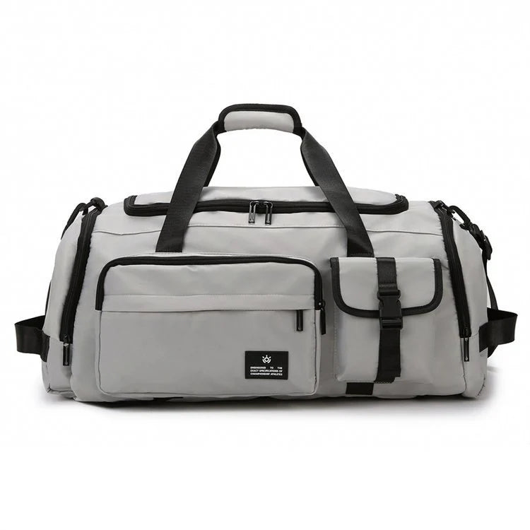 Travel Duffel Bag Water-Resistant Multiple Zippered Pockets