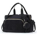 Travel Duffel Bag Water-Resistant Shoe Compartment & Bottle Pocket