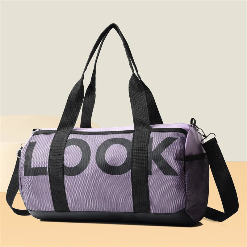 Travel Duffel Bag Water-Resistant Spacious Adjustable Padded Strap
