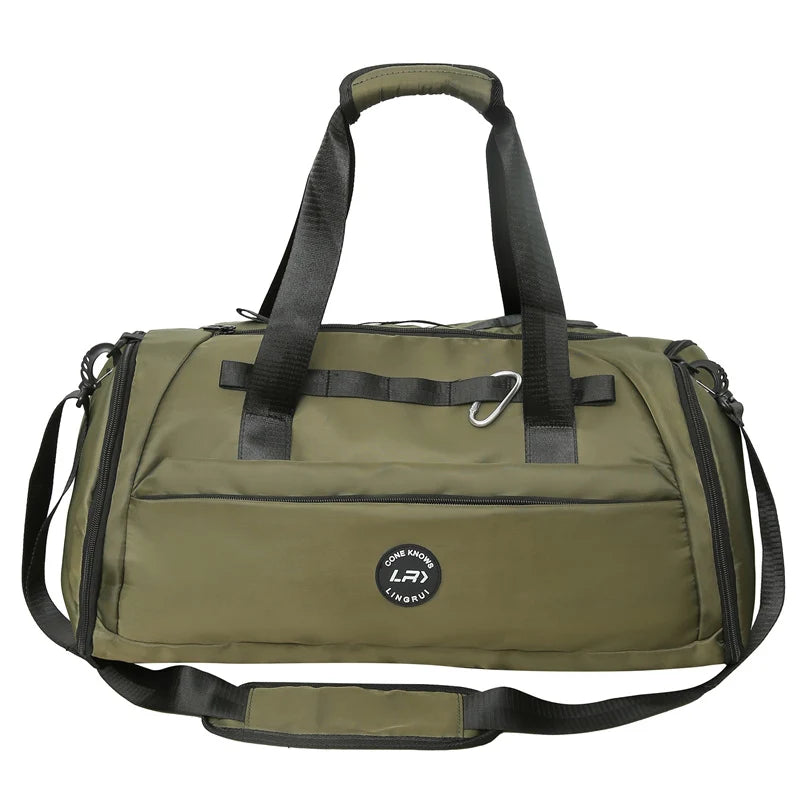 Travel Duffel Bag Water-Resistant Spacious Detachable Shoulder Strap