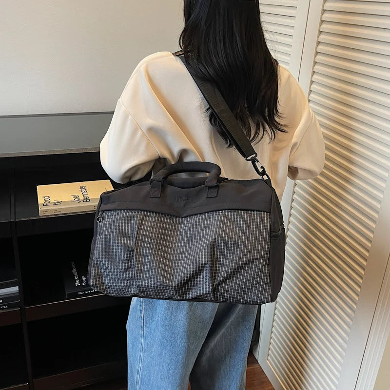 Travel Duffel Bag Water-Resistant Spacious Interior Adjustable Strap
