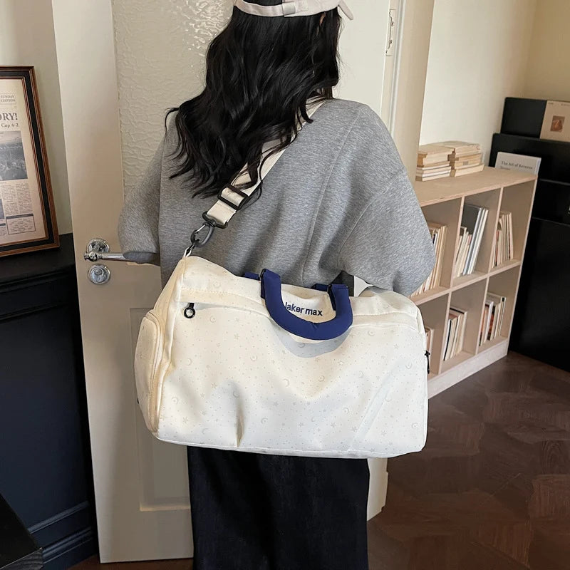 Travel Duffel Bag Water-Resistant Spacious Interior Adjustable Strap