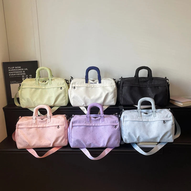 Travel Duffel Bag Water-Resistant Spacious Interior Adjustable Strap