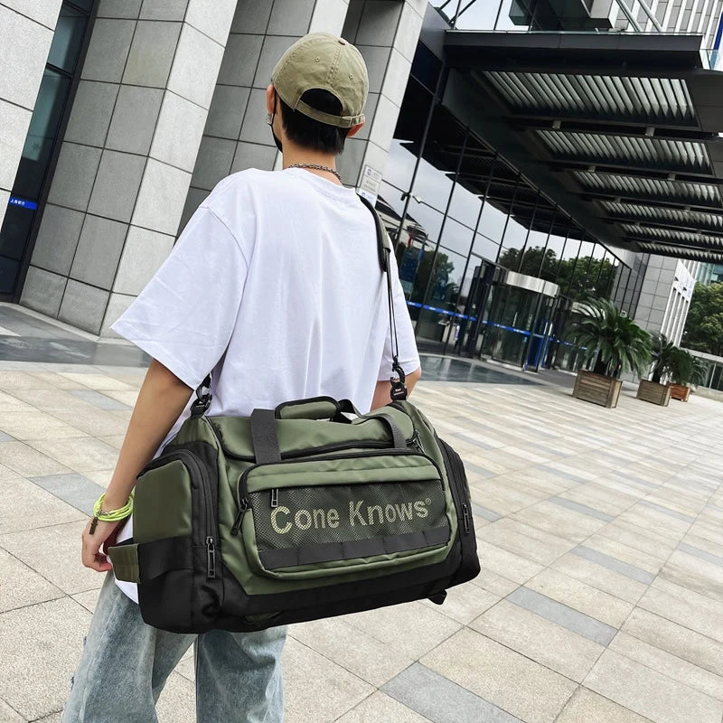Travel Duffel Bag Water-Resistant Spacious Interior & Multiple Pockets