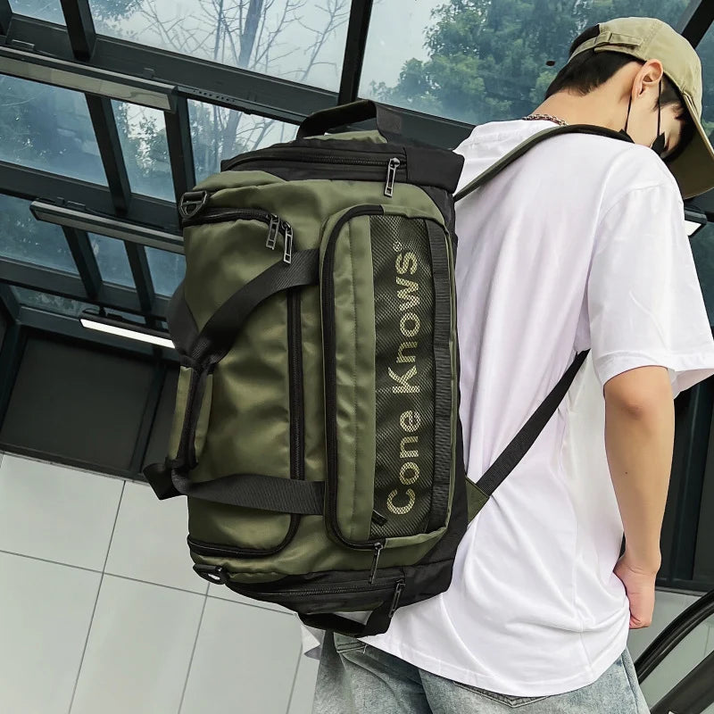 Travel Duffel Bag Water-Resistant Spacious Interior & Multiple Pockets