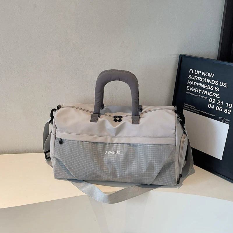 Travel Duffel Bag Water-Resistant Spacious Interior Padded Shoulder Strap