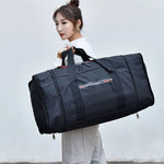Travel Duffel Bag Water-Resistant Spacious Multiple Compartments Padded Strap