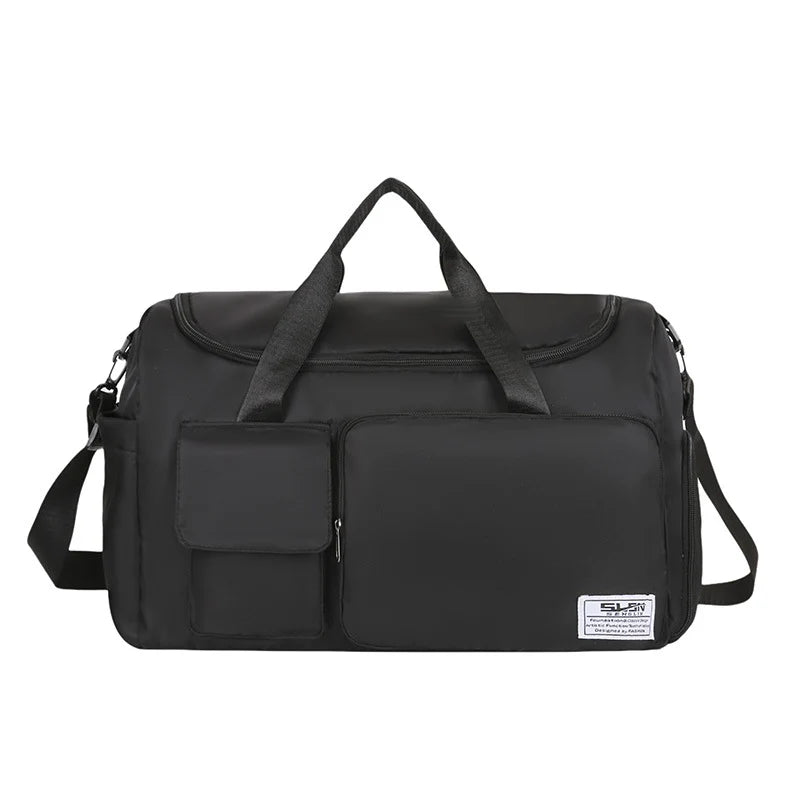Travel Duffel Bag Water-Resistant Spacious Multiple Pockets