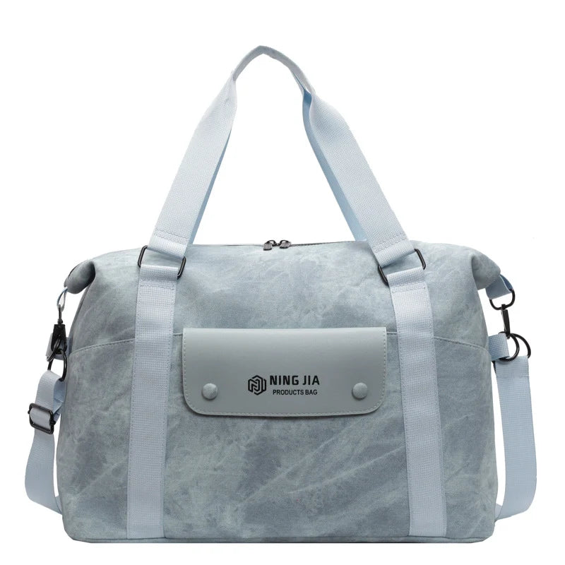 Travel Duffel Bag Water-Resistant Spacious Padded Shoulder Straps