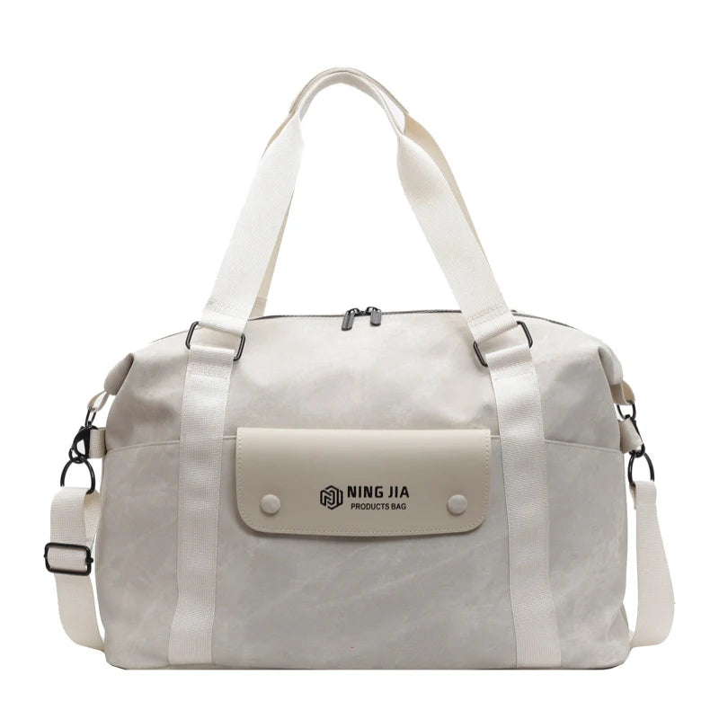 Travel Duffel Bag Water-Resistant Spacious Padded Shoulder Straps