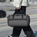 Travel Duffel Bag Waterproof Multiple Compartments Adjustable Padded Straps