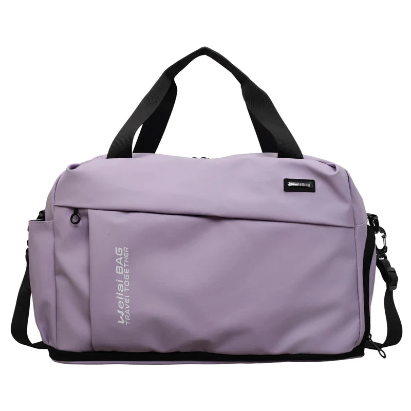 Travel Duffel Bag Waterproof Multiple Compartments Adjustable Shoulder Strap