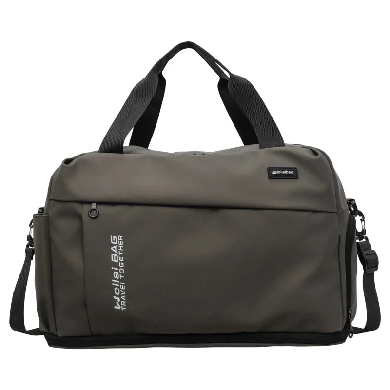 Travel Duffel Bag Waterproof Multiple Compartments Adjustable Shoulder Strap