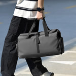 Travel Duffel Bag Waterproof Multiple Compartments & Removable Strap
