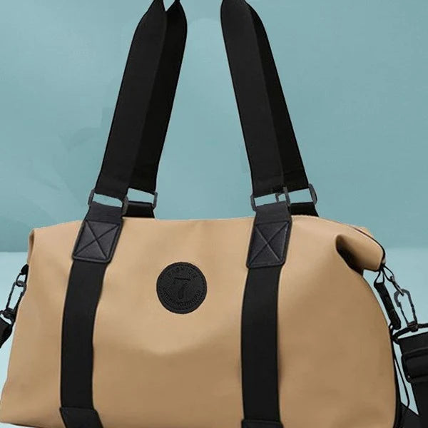 Travel Duffel Bag Waterproof Multiple Pockets & Adjustable Straps