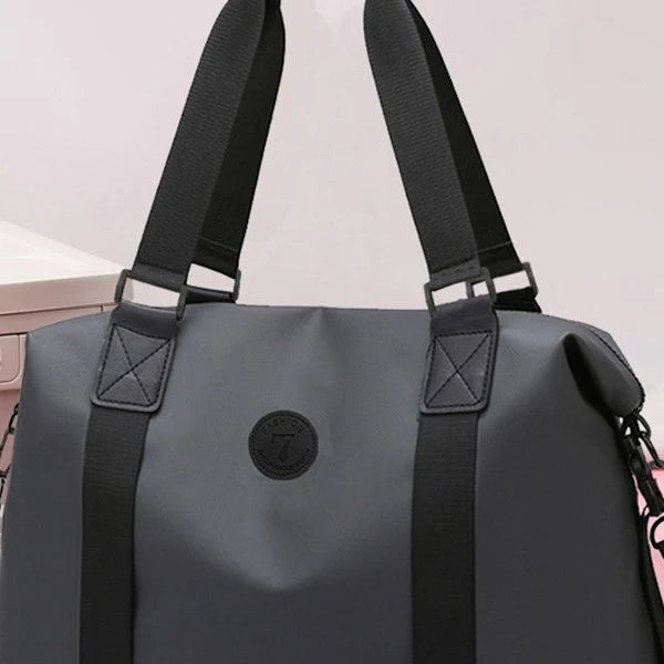 Travel Duffel Bag Waterproof Multiple Pockets & Adjustable Straps