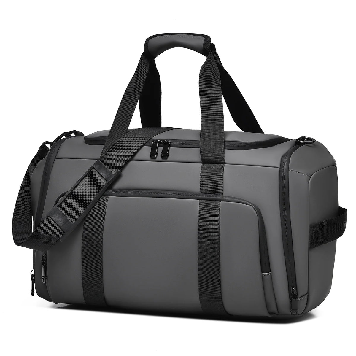 Travel Duffel Bag Waterproof Multiple Pockets & Padded Shoulder Strap